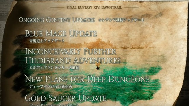 Final Fantasy XIV all the new updates coming to Dawntrail expansion