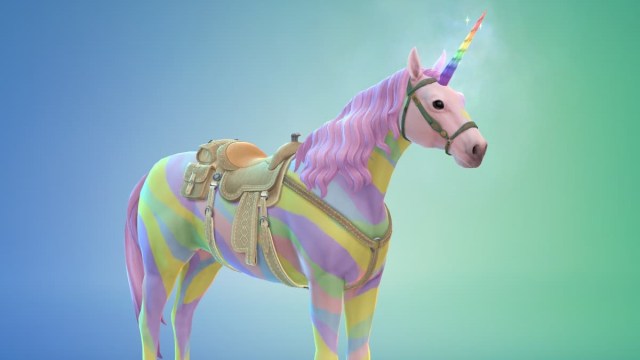 Unicorn in Sims 4 Horse Ranch